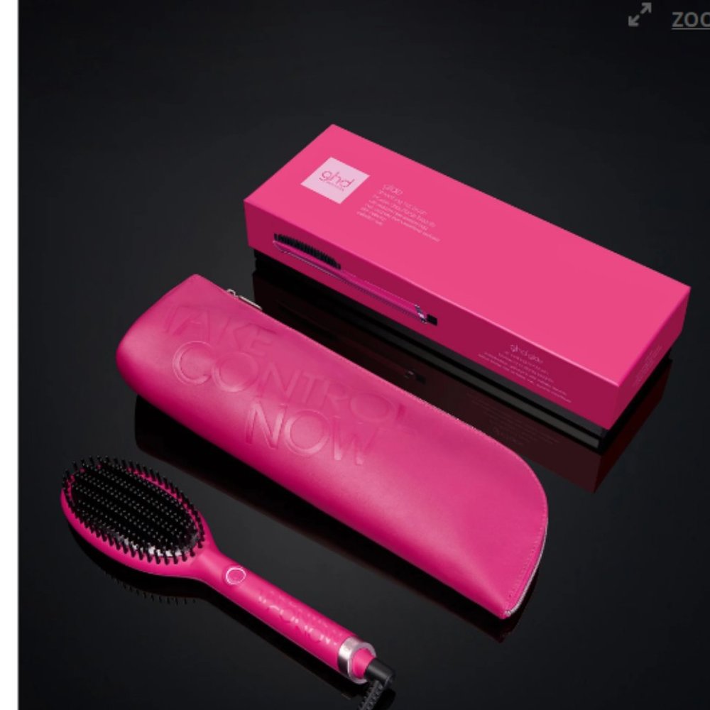 ghd Glide Smoothing Hot Brush in Orchid Pink NWT